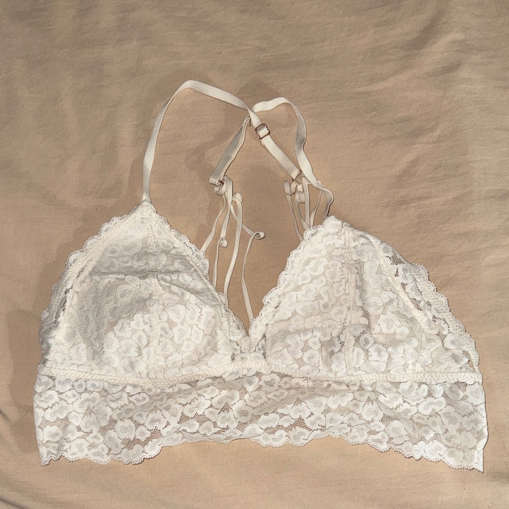 Aerie Lace Bralette - Cream